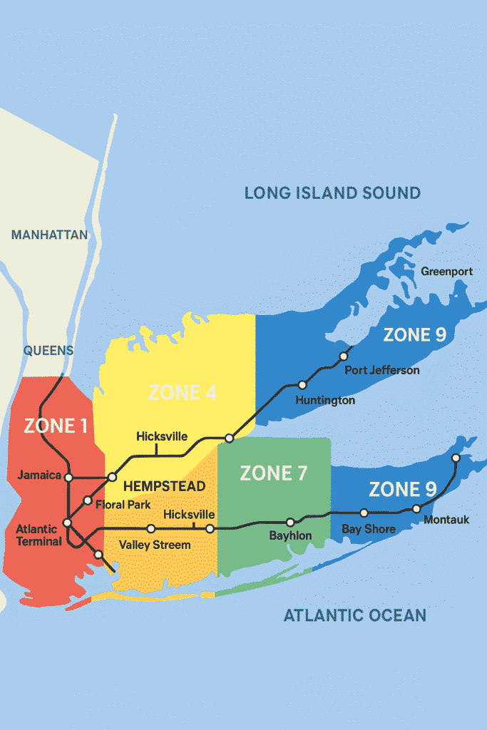 LIRR Zones